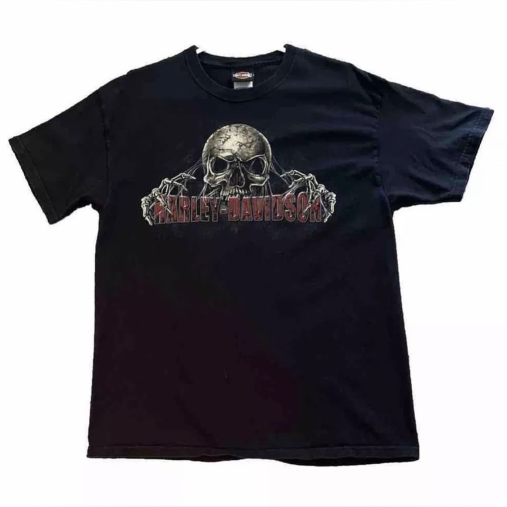 Vtg 90s Harley-Davidson Motorcycle Men's Tshirt LG